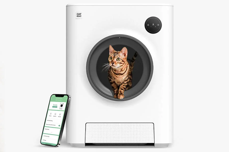 self-cleaning cat litter